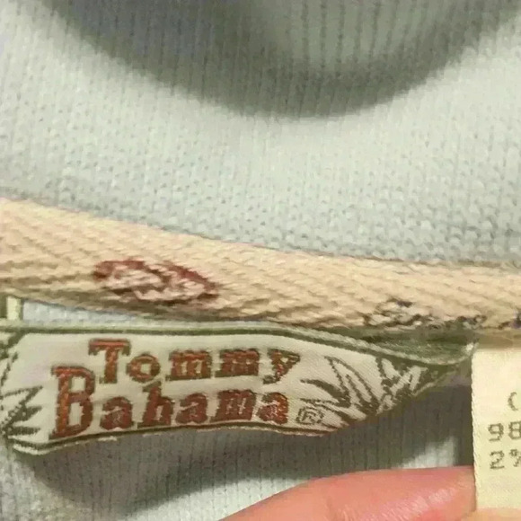 Tommy Bahama Womens Light Blue Pullover Collared Sweater Size Large - Picture 10 of 12